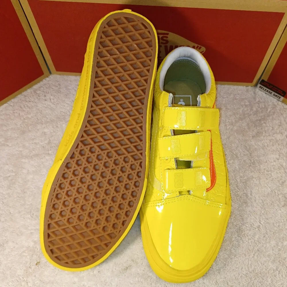 Vans X Haribo Youth 2 Old Skool V Checkerboard Yellow VN0A3D29BK2